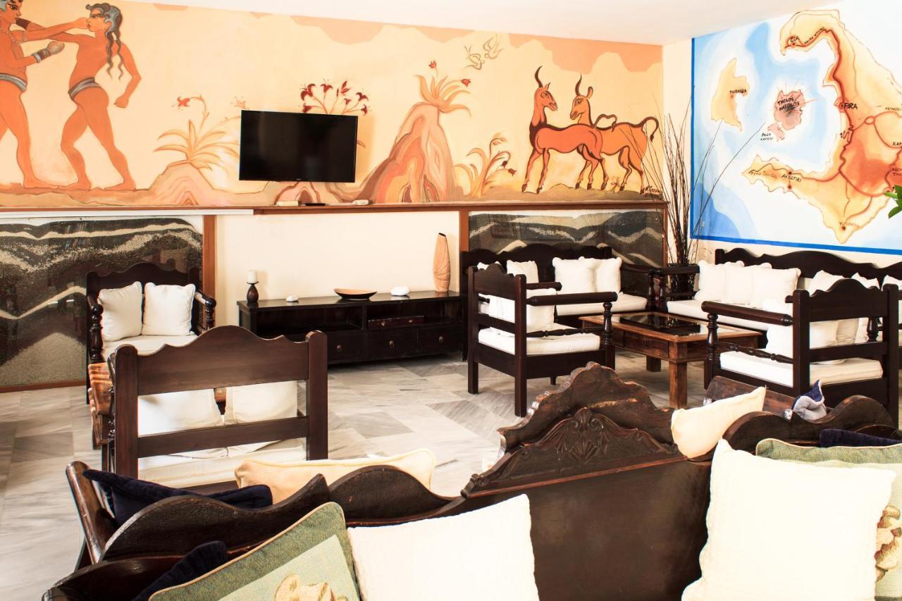 Gardenia Hotel Perissa  Bagian luar foto