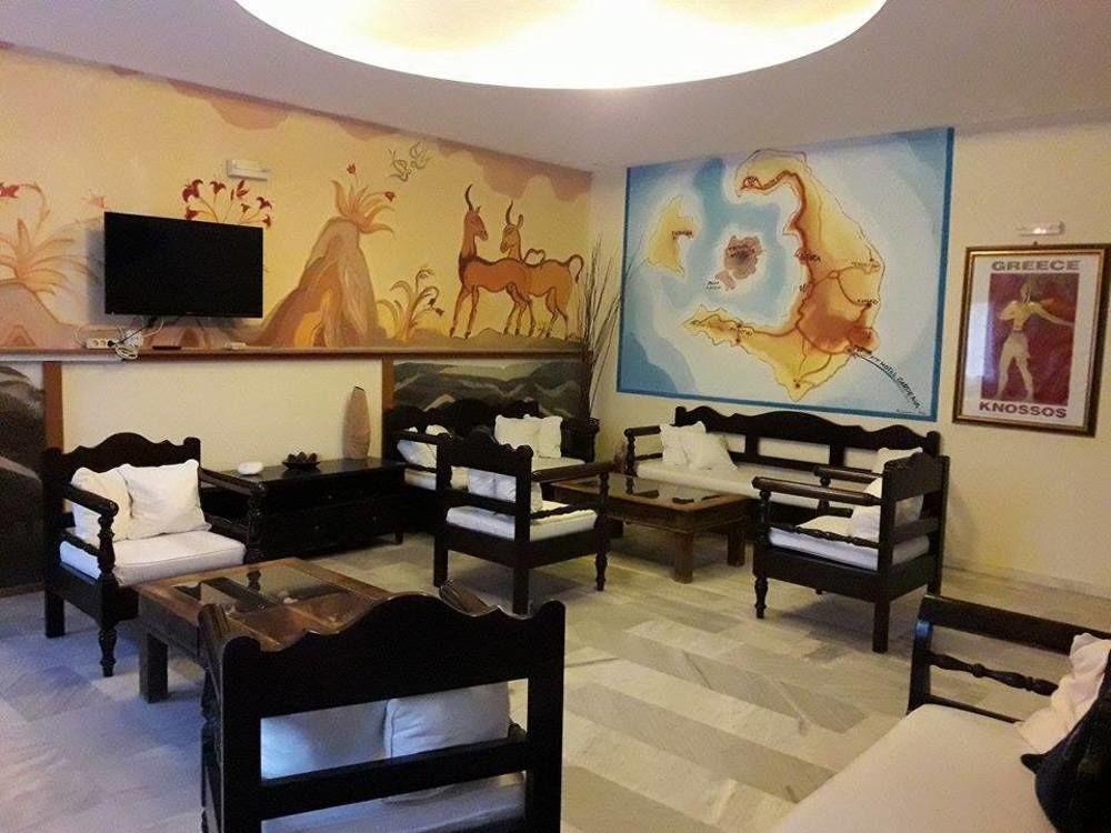 Gardenia Hotel Perissa  Bagian luar foto
